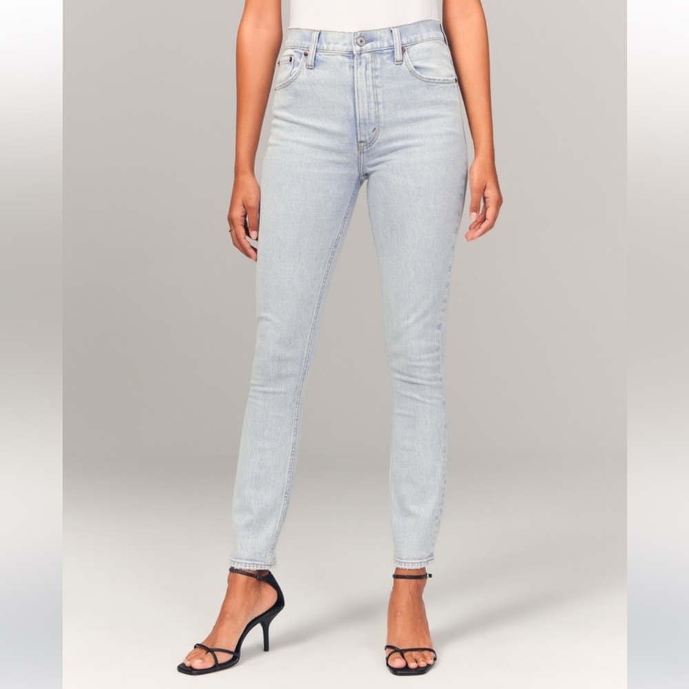 A&F High Rise Skinny Jeans